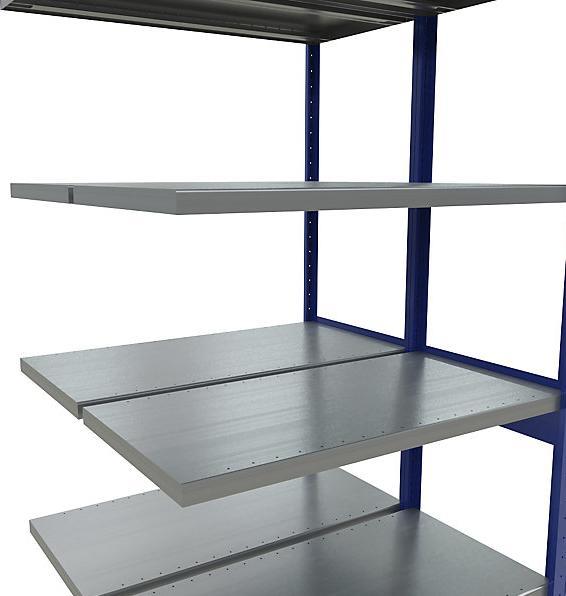 Actual product image eurokraft pro Boltless shelving, double row