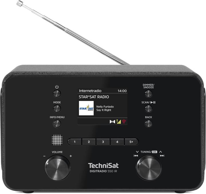 Produktbild TechniSat DiditRadio 550 IR weiss (DAB+, FM, Bluetooth, WLAN)