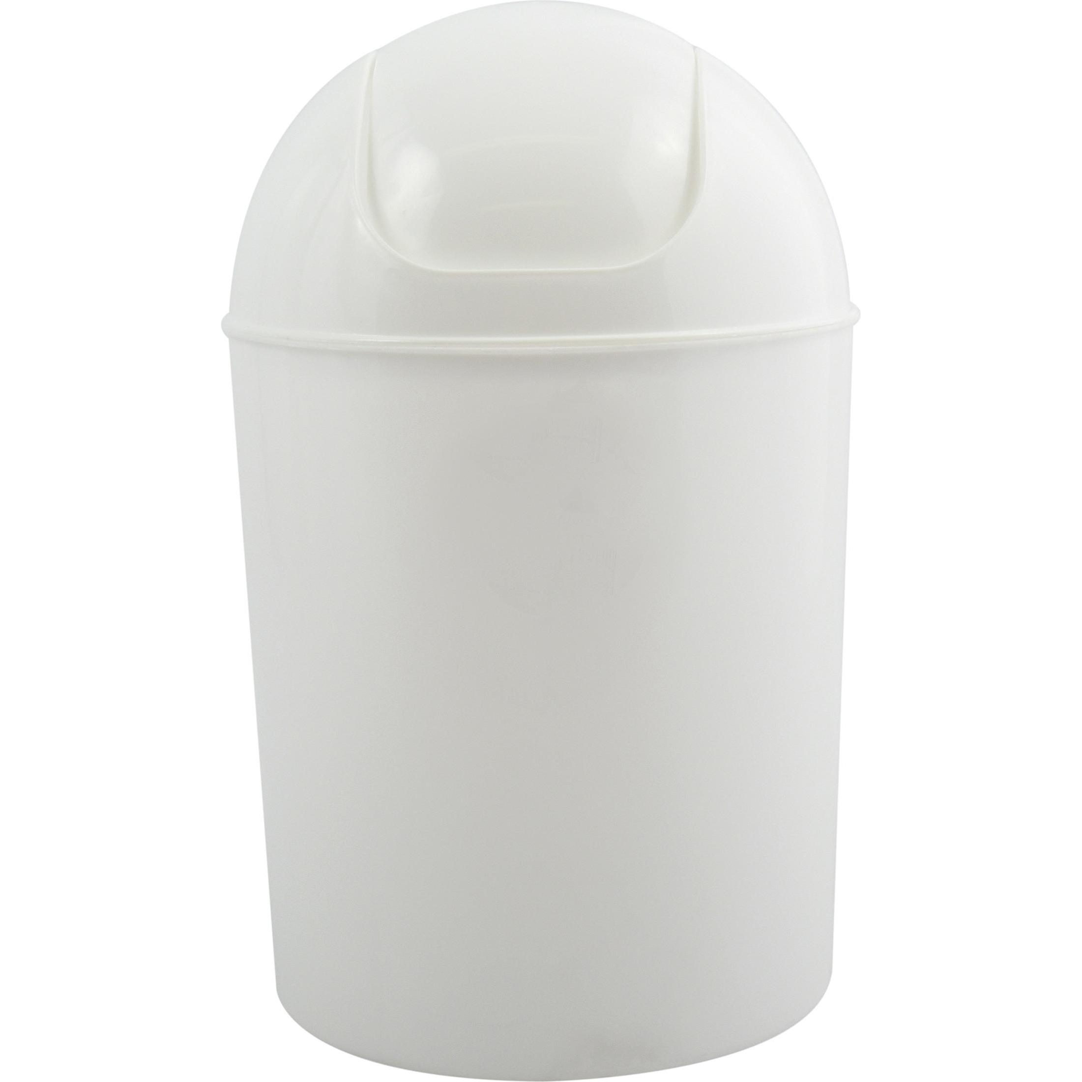 MSV Rubino: Cestino Bianco per Rifiuti - 7 Litri
