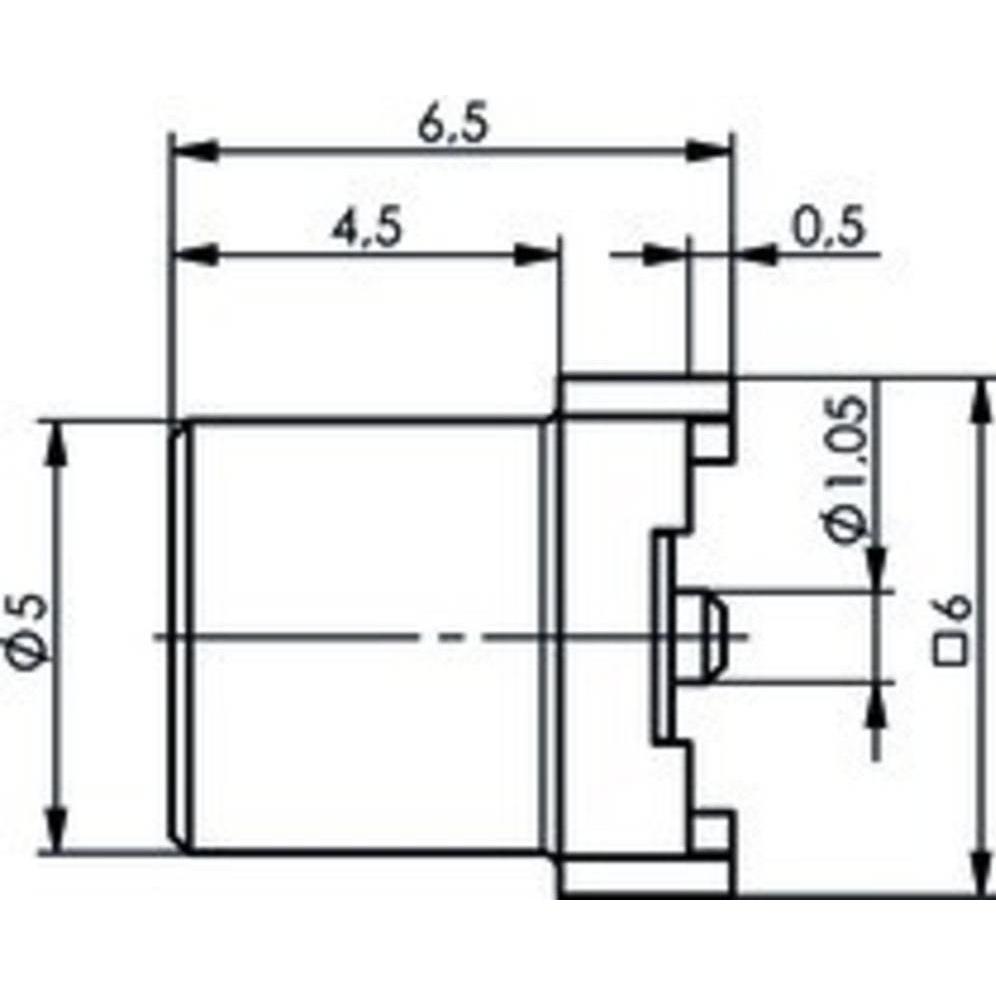 Thumbnail - Telegärtner MCX-Buchse Buchse für gedruckte Schaltungen in SMT, Z72, Gold (Standard), Elektronikkabel + Stecker, Gold