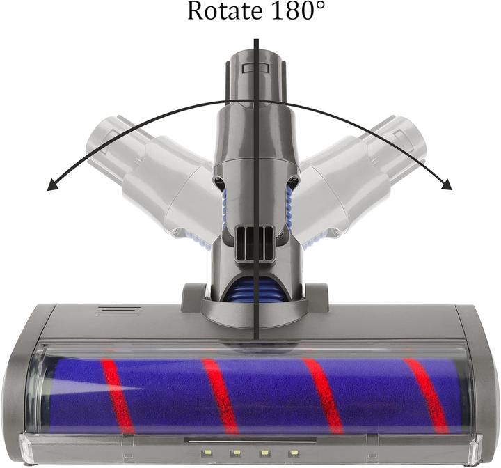 Actual product image Weile Replacement Soft Roller Cleaning Head for Dyson