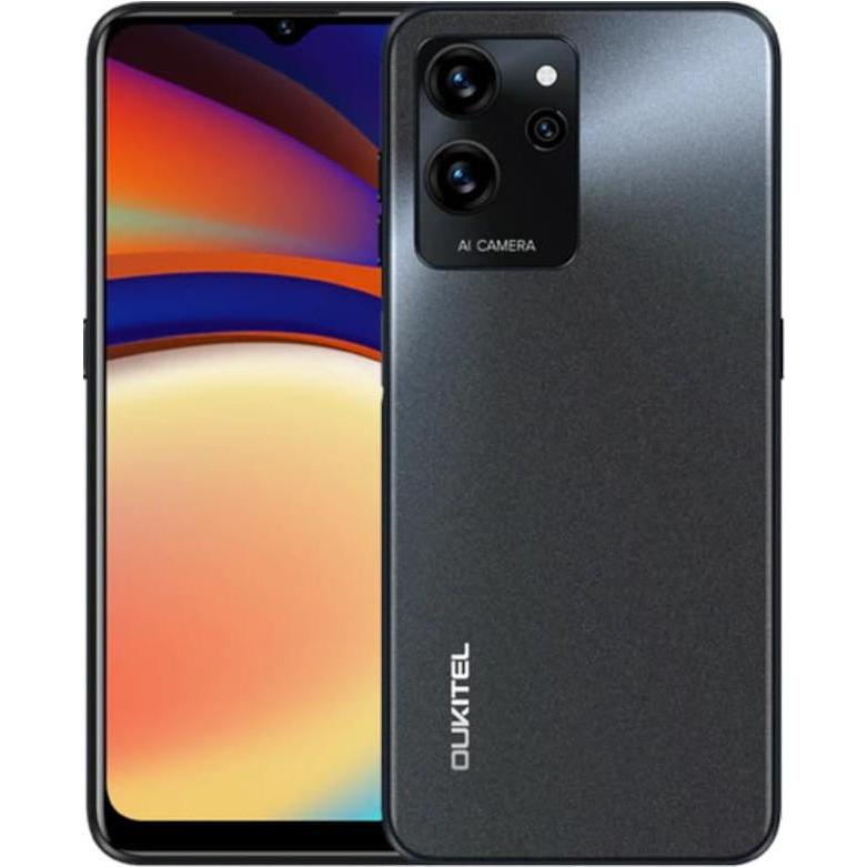 Oukitel C32 Dual SIM 8/128GB Juodas (128 GB, Schwarz, 6.52", 20 Mpx, 3G), Smartphone, Schwarz