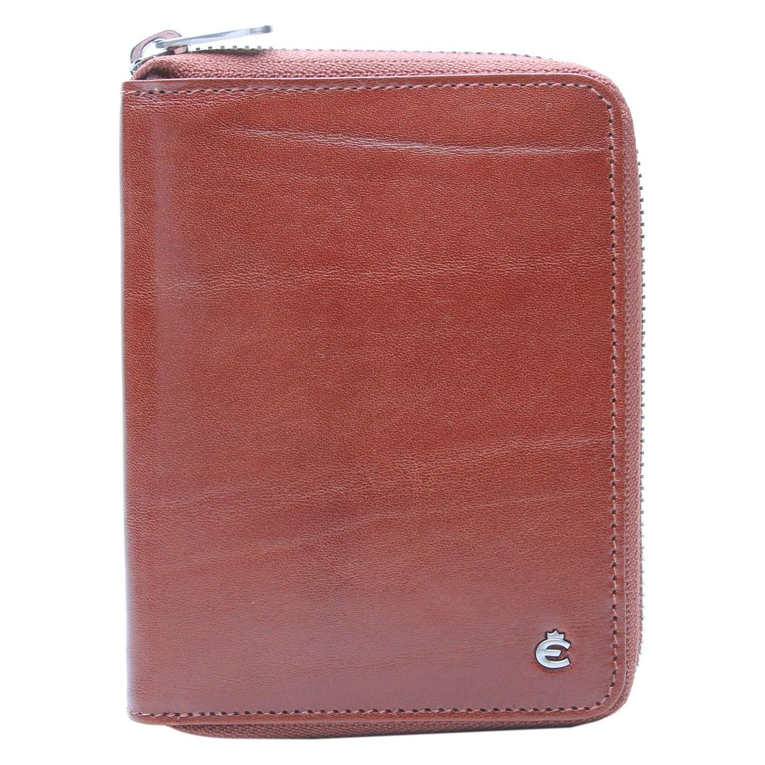 Esquire, Damen, Portemonnaie, Toscana Zip Wallet, Braun