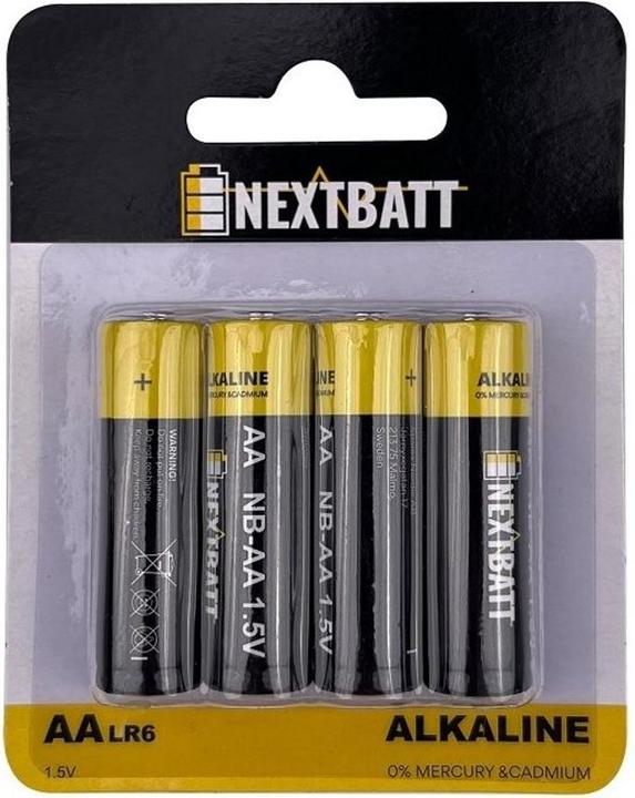 Produktbild OEM NextBatt Battery AA/LR6, 1.5V, Alkaline - 4-pack (4 Stk., AA)
