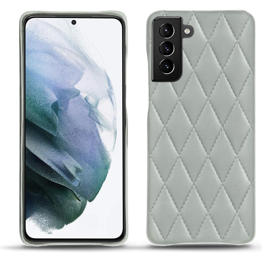 Noreve Lederschutzhülle (Samsung Galaxy S21+), Smartphone Hülle, Grau