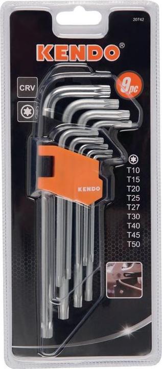 Actual product image Kendo Jeu de clés mâles coudées TORX®