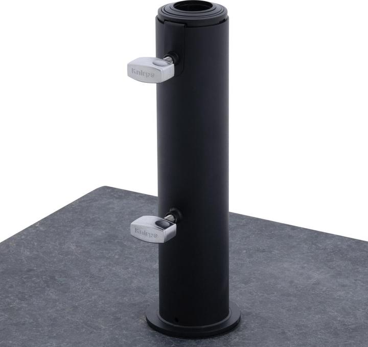 Produktbild Knirps Granitsockel ca. 50 kg Granit schwarz mit Rollen