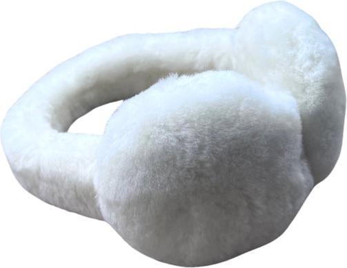Image du produit Prima Ballerina Cache-oreilles Teddy en peau d'agneau blanc