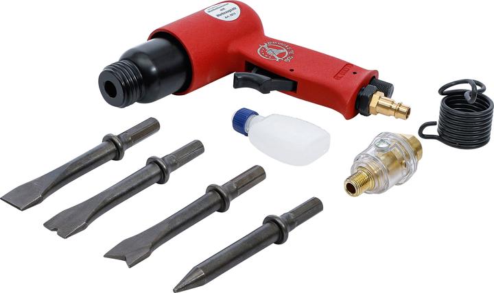 Produktbild BGS Druckluft-Meisselhammer mit Werkzeugsatz 8-tlg. (Akkubetrieb)