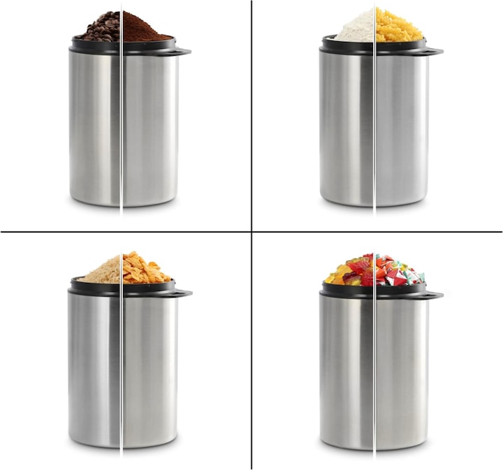 Actual product image Xavax coffee/tea tin Stainless steel tin for 1 kg coffee beans, with scoop (1 l)