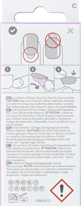 Produktbild KISS Impress (Kunstnägel, Transparent)