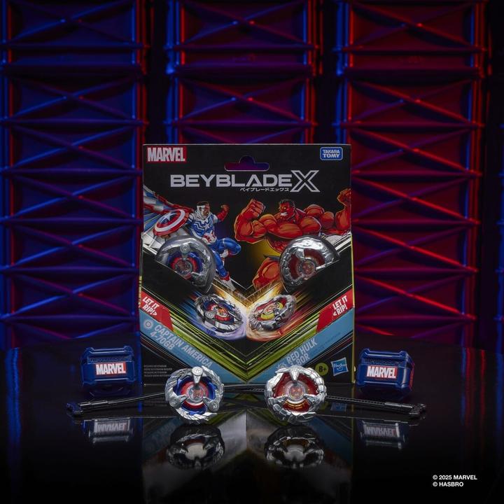 Actual product image Hasbro Bey Bbx Marvel Collab (Assorted) (Multilingual)