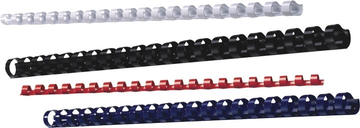 Produktbild GBC Binderücken 6mm, 21 Ringe, weiss, 100 Stk.