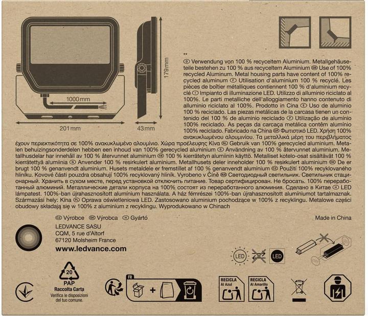 Immagine prodotto Ledvance FL 50 P 41W 6KLM 840 (6000 lm, IP66)