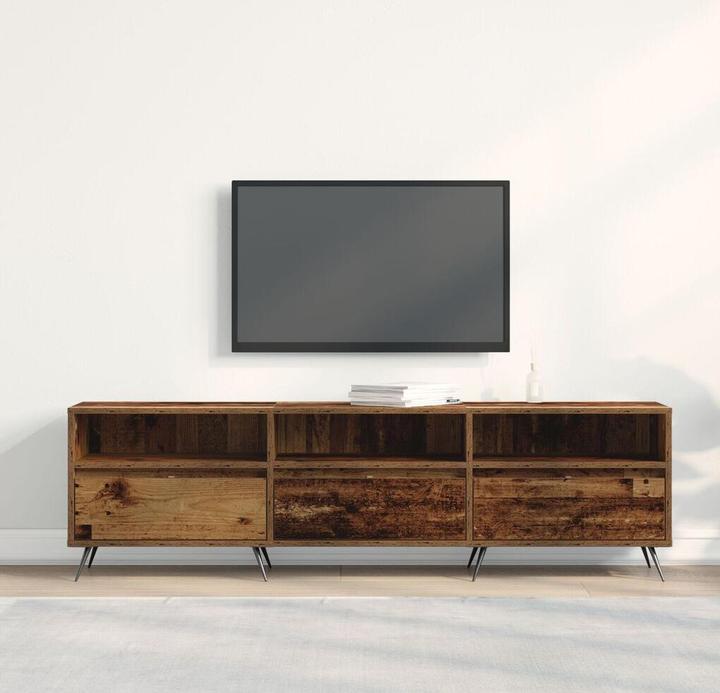 Image du produit vidaXL Armoire TV Vieux bois 150x30x44,5 cm Multiplis (150 x 30 x 44.5 cm)