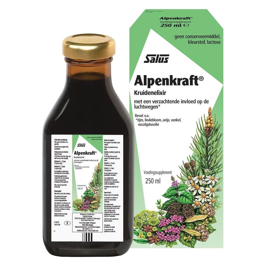 Floradix, Lichaamslotion, Salus Alpenkraft Kruidensiroop 250ml (Lichaamslotion, 250 ml)