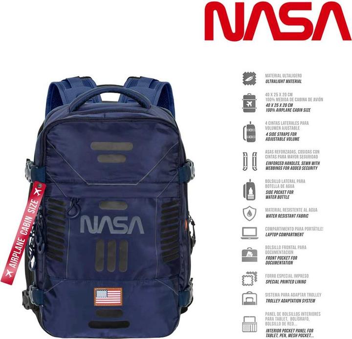 Produktbild Karactermania Mercury Backpack Underseat Cabin Bag 40x20x25cm Spaceship