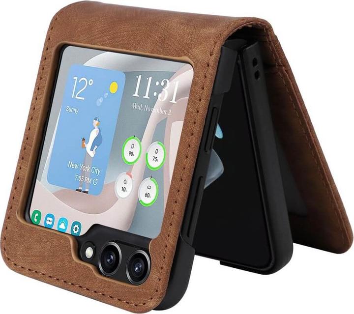 Produktbild Cover-Discount Galaxy Z Flip6 - Pratkische Hülle mit Kartenfächern (Samsung Galaxy Z Flip6)