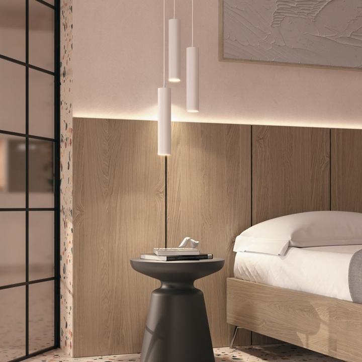 Produktbild Maytoni Focus Pendelleuchte, Hängeleuchte GU10 Ø6cm Weiss (GU10)