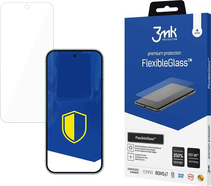 Produktbild 3MK FlexibleGlass Google Pixel 9 Pro Szkło Hybrydowe (1 Stk., Google Pixel 9 Pro)