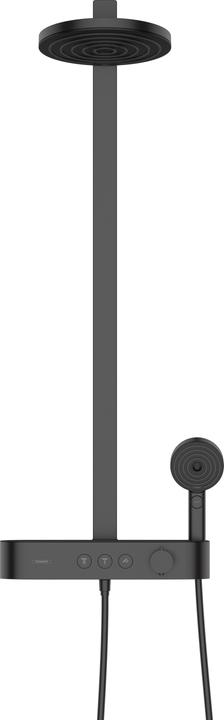 Image du produit hansgrohe Showerpipe 260 2jet avec ShowerTablet Select 400 : couleur - noir mat