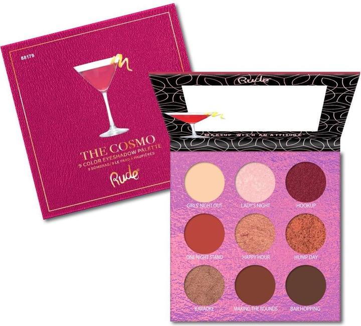 Immagine prodotto Rude Cosmetics Cocktail Party 9 Palette di ombretti 11,25 gr. - The Cosmo