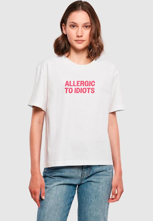 Produktbild Miss Tee Allergic To Idiots Tee - 170029 (4XL)