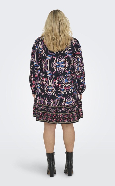 Actual product image Only CARNOLANA short dress tunic with half button placket (44)