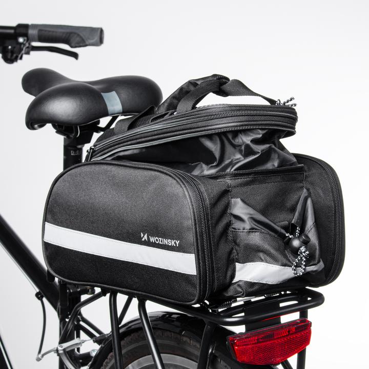 Produktbild Wozinsky WBB36BK 27L Fahrradtasche - schwarz (27 l, Gepäckträgertasche)