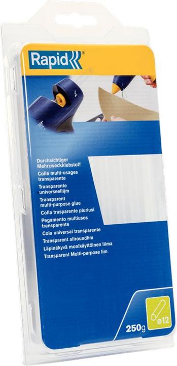 Actual product image Rapid Universal transparent glue sticks Ø12x190mm 14 pieces
