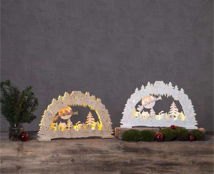 Image du produit Star Trading Lumière décorative LED Ulm 43 cm, blanc