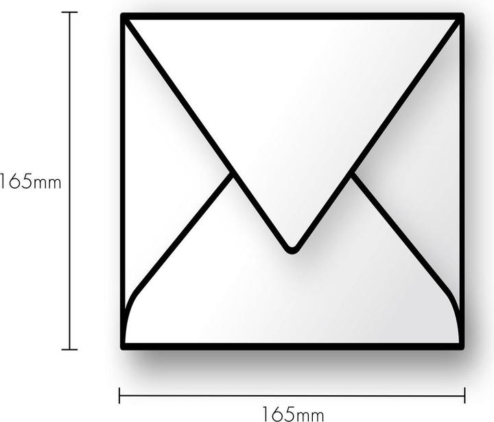 Actual product image Clairefontaine Envelopes (165 x 165 mm, 20x)