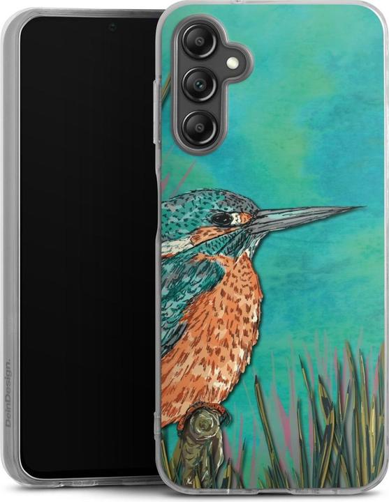 Actual product image DeinDesign Silikon Hülle für Samsung Galaxy A14 5G Handyhülle Case Smartphone Schutzhülle Malerei Tiere Vogel (Samsung Galaxy A14 5G)