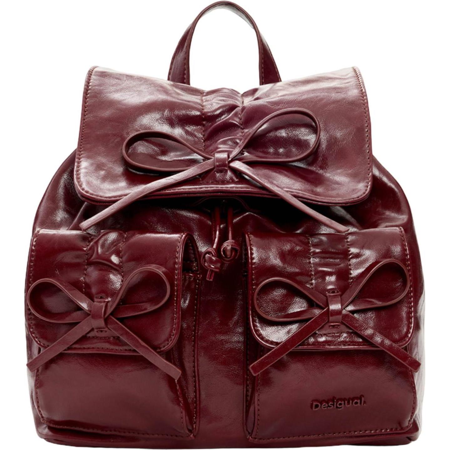 Desigual Unisex Rosso/Viola Zaino