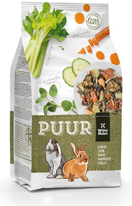 Witte Molen Aliment de base Puur Gourmet Muesli pour lapins (2 kg, 1 x)