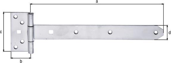 Produktbild Alberts Kreuzgehnge Typ 124 leicht, 300 x 33 mm, Edelstahl