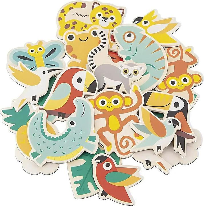 Produktbild Janod Tropik Magnete Stück (Deutsch, Englisch, Französisch, Italienisch, 2 - 5 Jahre)