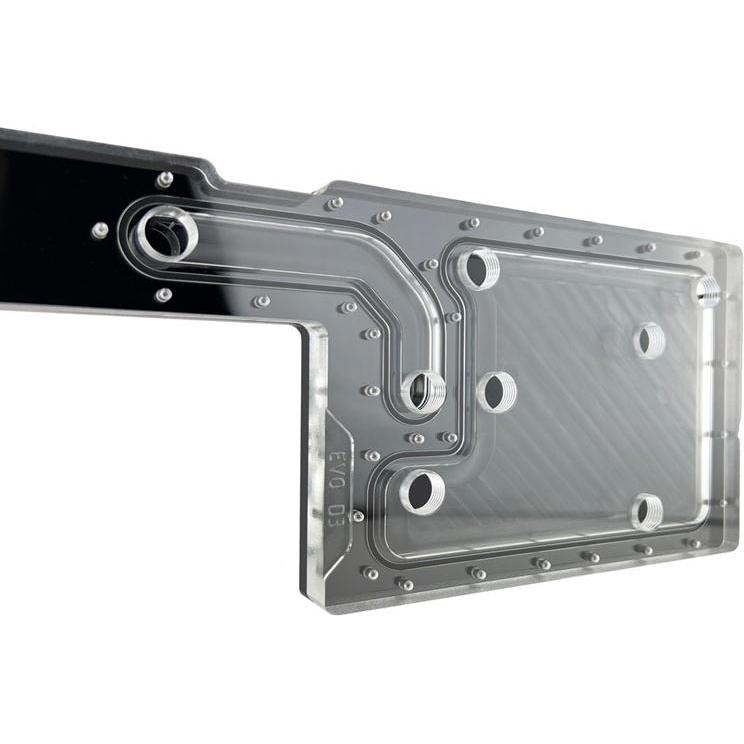 Stealkey Customs Lian Li 011D Evo "D3" Distroplate - Acryl, Wasserkühlung Ausgleichsbehälter