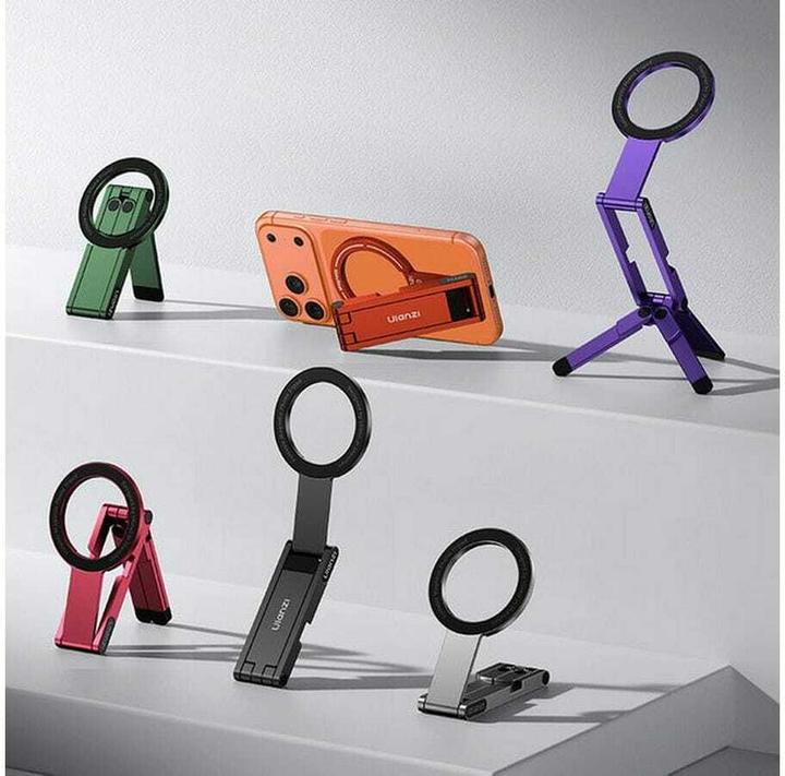 Immagine prodotto Ulanzi MA60 Mini MagSafe-Tripod Foldable - Purple (Metallo)