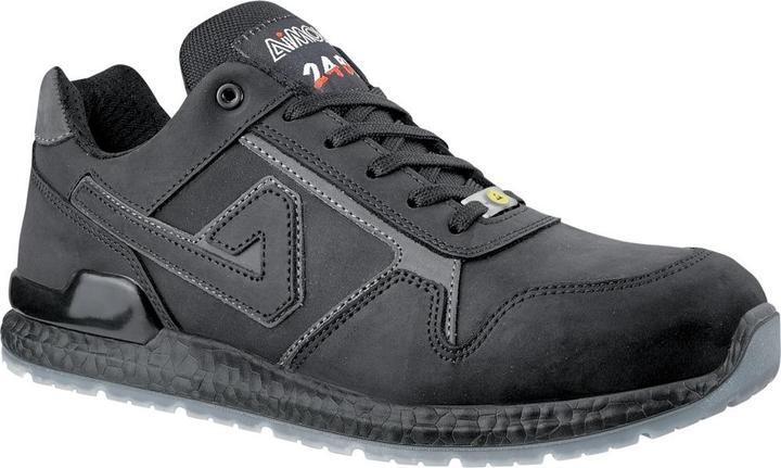 Actual product image Aimont Safety shoe Roky size 42 black S3 SRC ESD EN ISO 20345 Pull-Up leather (S3, 42)