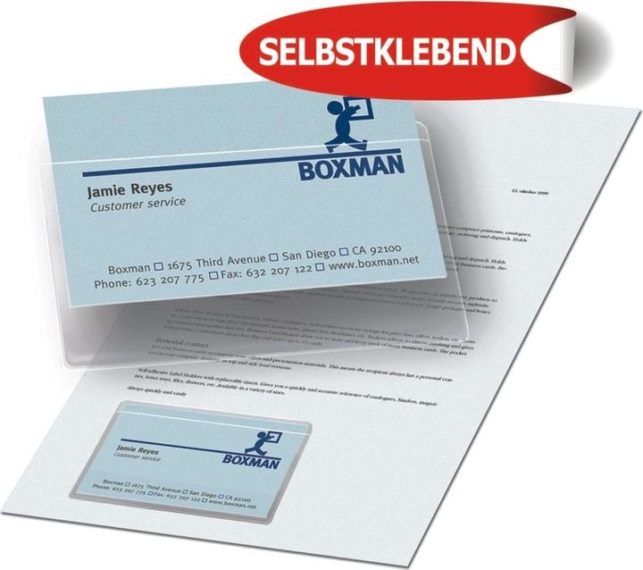 Actual product image BUSINESS-CARD-POCKETS - without closure (105 x 60 mm)