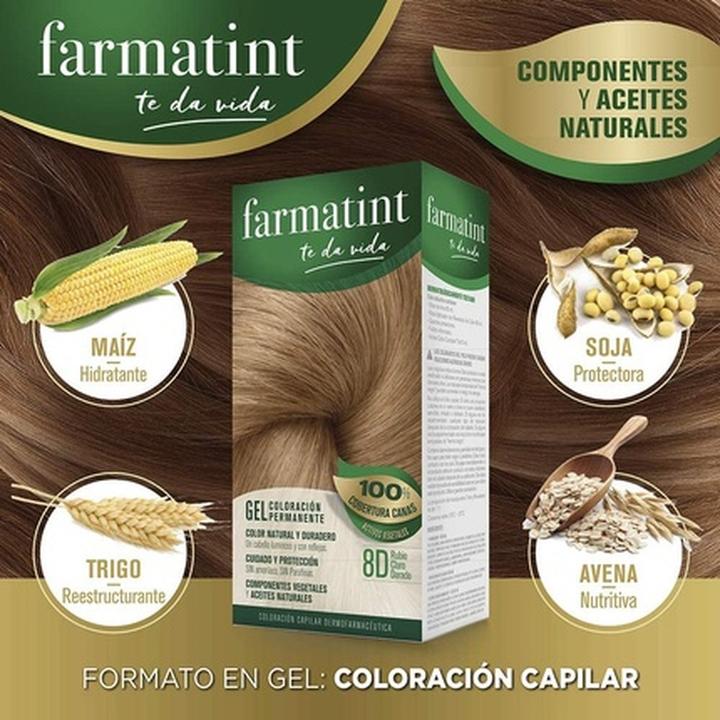 Produktbild Farmatint Dauerhafte Farbe Gel 8d Blond Golden Light 150ml (8d Blond Golden Light 150ml)
