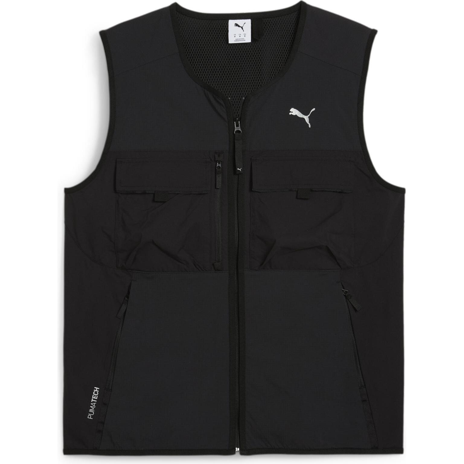 Puma, Herren, Weste, PUMATECH Cargo Vest, Schwarz, (XL)