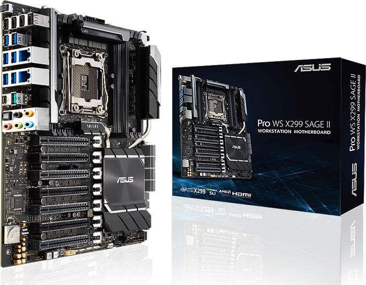 Produktbild ASUS PRO WS X299 SAGE II (LGA 2066, Intel X299, SSI CEB)