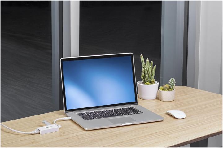 Actual product image StarTech GIGABIT USB 3.0 NIC - WHITE (USB, USB 3.0, RJ45 (1x), RJ45 Gigabit Ethernet (1x))