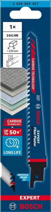 Productafbeelding Bosch Professional Zubehör Expert 'Vezelpleister' S 641 HM reciprozaagblad, 1 stuk