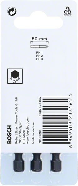 Productafbeelding Bosch Professional Zubehör Set holle boren (68 millimeter)