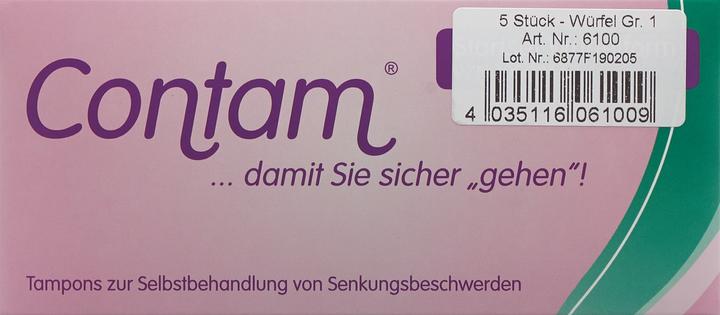 Image du produit Contam Tampon cube 32mm taille 1 (5 pcs)
