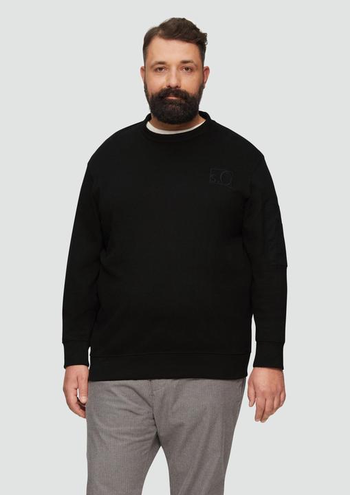 Actual product image S.Oliver Sweatshirt Relaxed-Fit-Sweatshirt mit Ärmeltasche (XXL)
