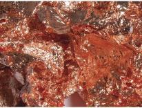 Actual product image Rayher Deco metal flakes, 1g, copper